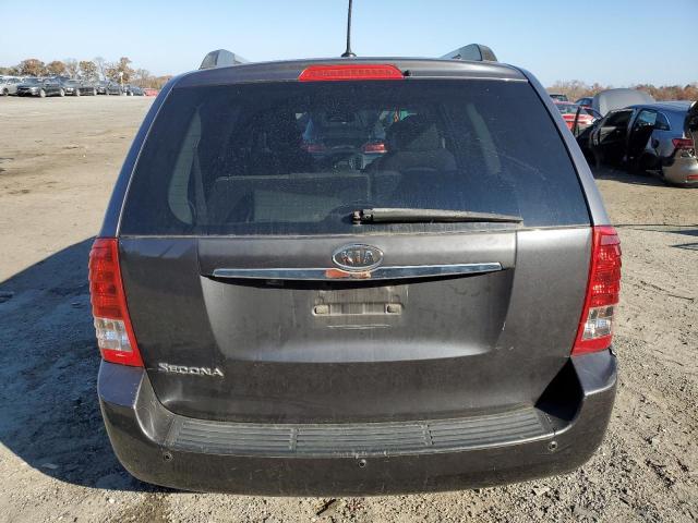 KNDMG4C74C6471678 - 2012 KIA SEDONA LX GRAY photo 6