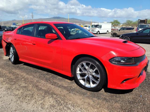 2C3CDXHG1NH109702 - 2022 DODGE CHARGER GT RED photo 4