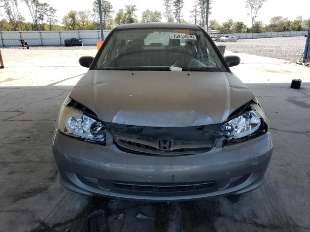 2HGES16514H501992 - 2004 HONDA CIVIC LX GRAY photo 5