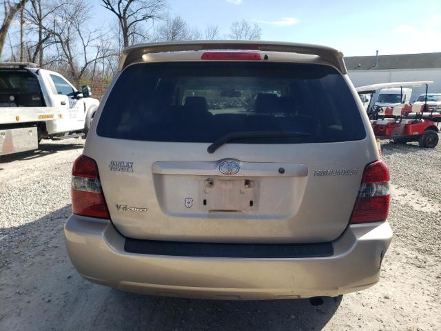 JTEEP21A770216678 - 2007 TOYOTA HIGHLANDER SPORT TAN photo 6