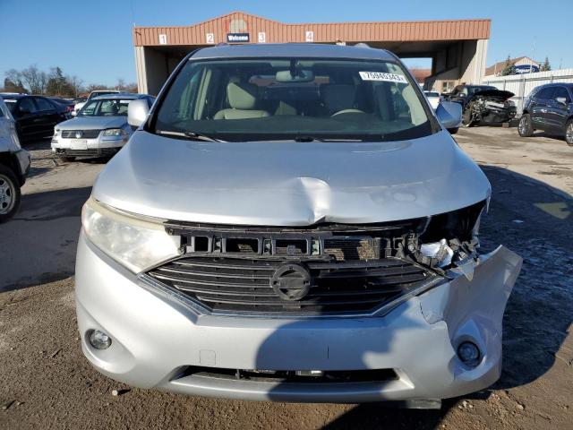 JN8AE2KP7C9041550 - 2012 NISSAN QUEST S SILVER photo 5