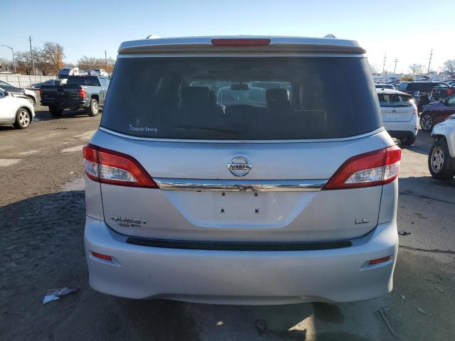 JN8AE2KP7C9041550 - 2012 NISSAN QUEST S SILVER photo 6