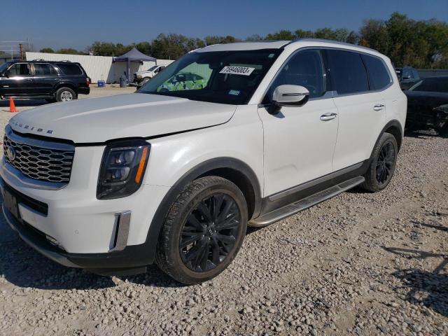 5XYP5DHC7MG106239 - 2021 KIA TELLURIDE SX WHITE photo 1