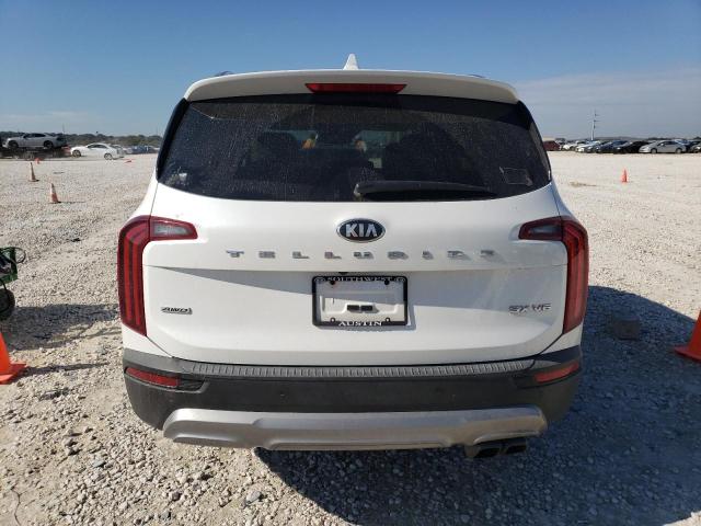 5XYP5DHC7MG106239 - 2021 KIA TELLURIDE SX WHITE photo 6