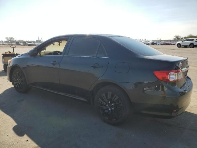 5YFBU4EE0DP187907 - 2013 TOYOTA COROLLA BASE BLACK photo 2