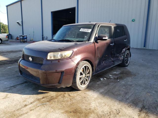 JTLKE50E281027391 - 2008 TOYOTA SCION XB MAROON photo 2