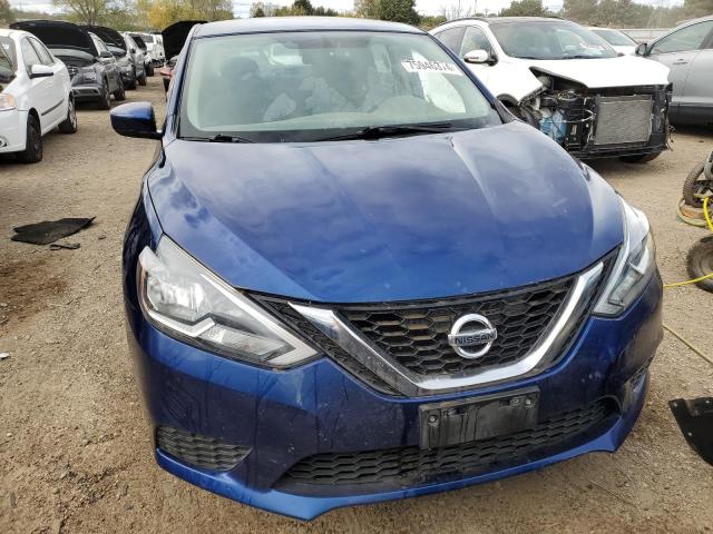 3N1AB7AP2HY307063 - 2017 NISSAN SENTRA S BLUE photo 5