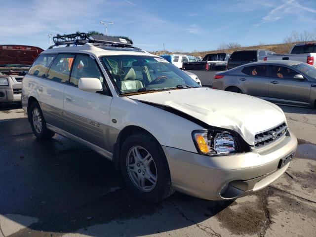 4S3BH806317663981 - 2001 SUBARU LEGACY OUTBACK H6 3.0 LL BEAN WHITE photo 4