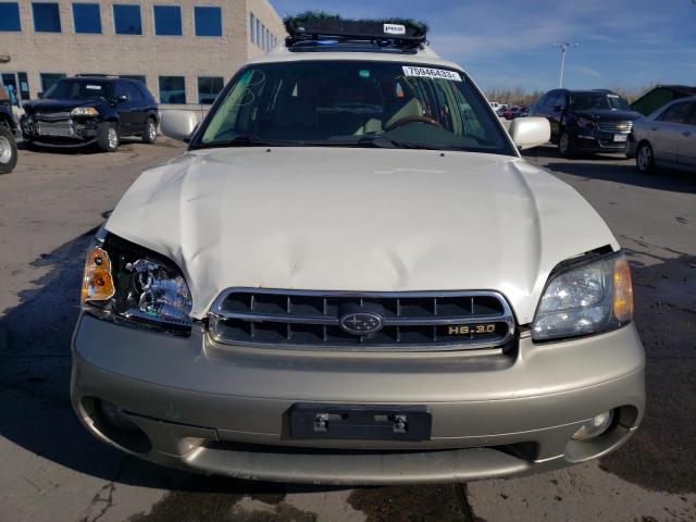 4S3BH806317663981 - 2001 SUBARU LEGACY OUTBACK H6 3.0 LL BEAN WHITE photo 5