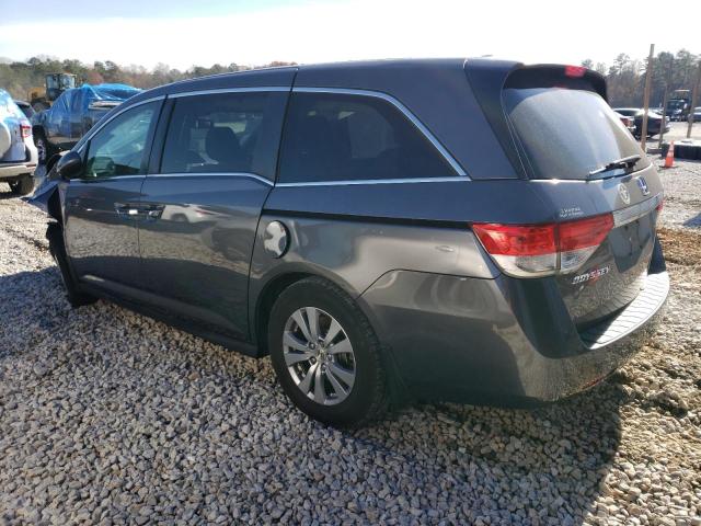 5FNRL5H69GB160197 - 2016 HONDA ODYSSEY EXL GRAY photo 2