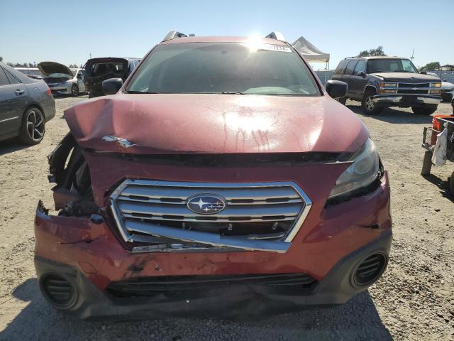 4S4BSAAC6H3407800 - 2017 SUBARU OUTBACK 2.5I RED photo 5