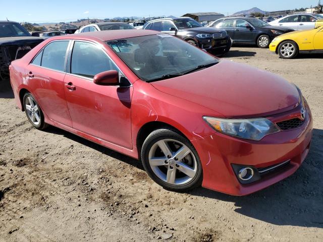 4T1BF1FK9EU790657 - 2014 TOYOTA CAMRY L RED photo 4