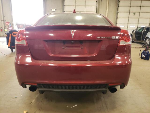 6G2ER577X9L238565 - 2009 PONTIAC G8 RED photo 6