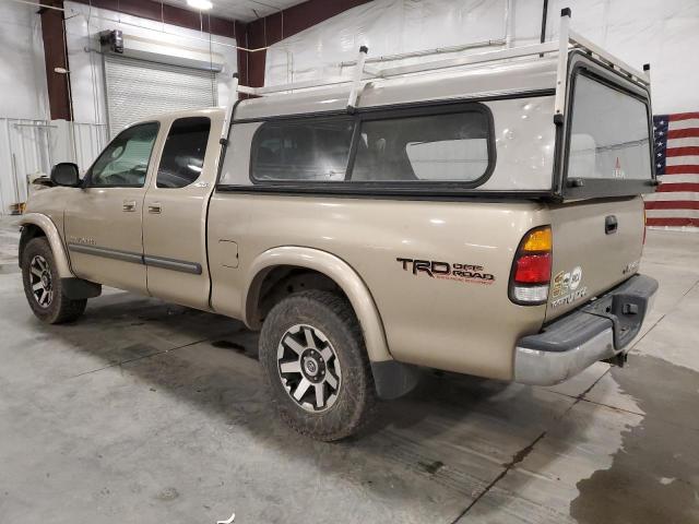 5TBBT44133S345429 - 2003 TOYOTA TUNDRA ACCESS CAB SR5 TAN photo 2