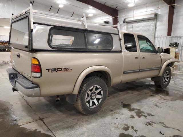 5TBBT44133S345429 - 2003 TOYOTA TUNDRA ACCESS CAB SR5 TAN photo 3