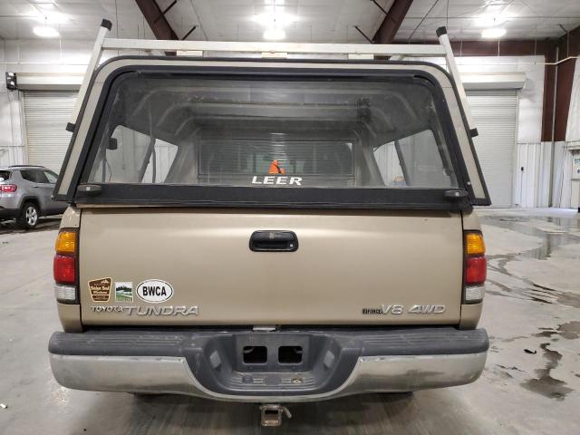 5TBBT44133S345429 - 2003 TOYOTA TUNDRA ACCESS CAB SR5 TAN photo 6