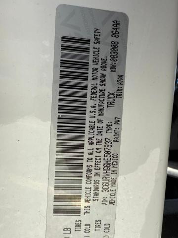 3C6URVHGSHE507937 - 2017 RAM PROMASTER 3500 HIGH თეთრი ფოტო 10