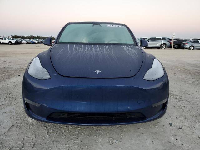 7SAYGDEFXNF415647 - 2022 TESLA MODEL Y BLUE photo 5