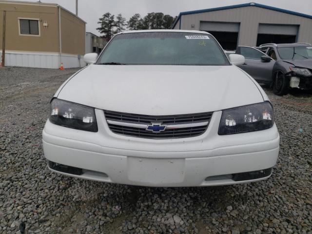 2G1WH52K749375824 - 2004 CHEVROLET IMPALA LS WHITE photo 5