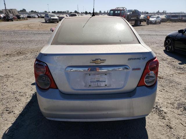 1G1JC5SB3D4143538 - 2013 CHEVROLET SONIC LT SILVER photo 6