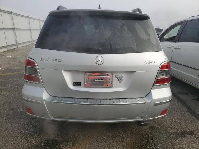 WDCGG8HB4CF730536 - 2012 MERCEDES-BENZ GLK 350 4MATIC SILVER photo 6