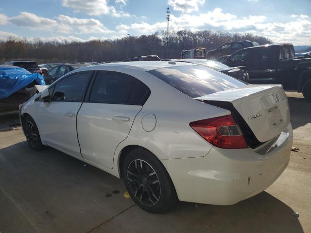 19XFB2F91CE021098 - 2012 HONDA CIVIC EXL თეთრი ფოტო 2