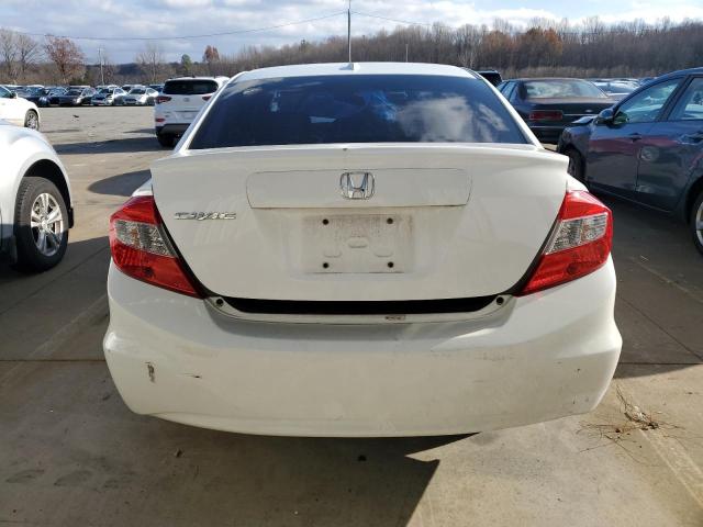 19XFB2F91CE021098 - 2012 HONDA CIVIC EXL WHITE photo 6