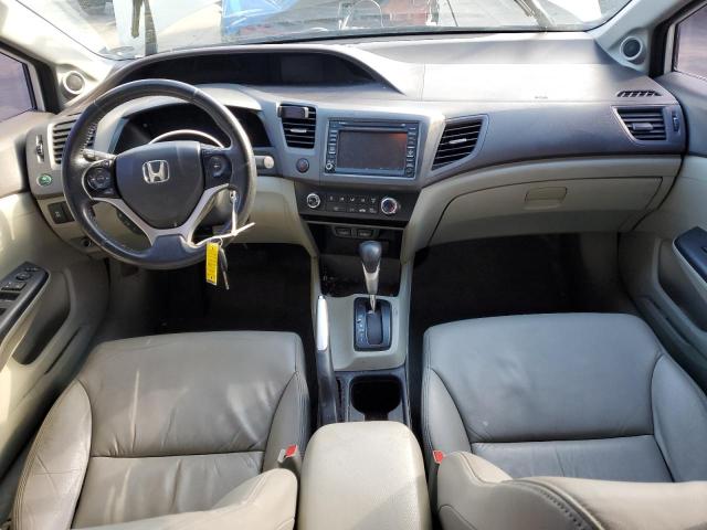 19XFB2F91CE021098 - 2012 HONDA CIVIC EXL თეთრი ფოტო 8