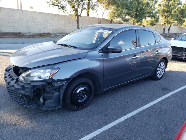 3N1AB7AP5KY345037 - 2019 NISSAN SENTRA S GRAY photo 1