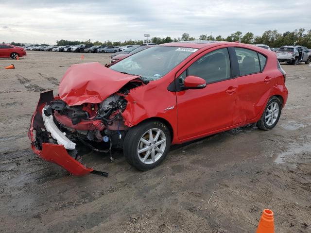 JTDKDTB32G1134096 - 2016 TOYOTA PRIUS C RED photo 1