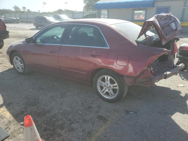 1HGCM56736A046087 - 2006 HONDA ACCORD EX RED photo 2