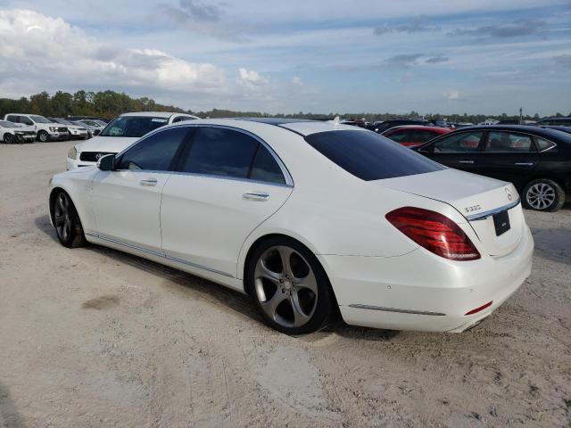 WDDUG8CB3GA205430 - 2016 MERCEDES-BENZ S 550 WHITE photo 2