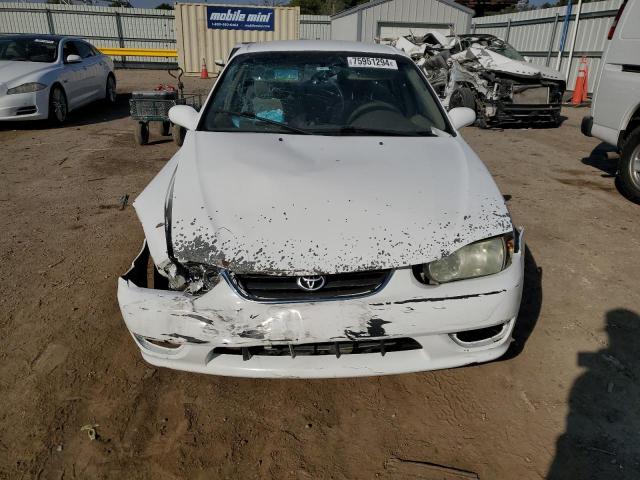 1NXBR12E61Z526684 - 2001 TOYOTA COROLLA CE WHITE photo 5