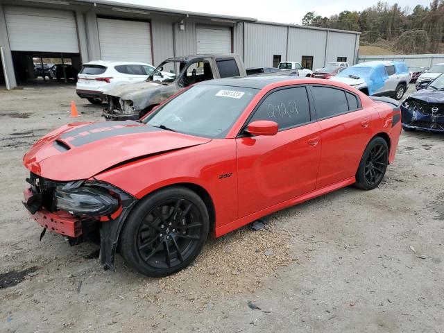 2C3CDXGJ1LH223838 - 2020 DODGE CHARGER SCAT PACK RED photo 1