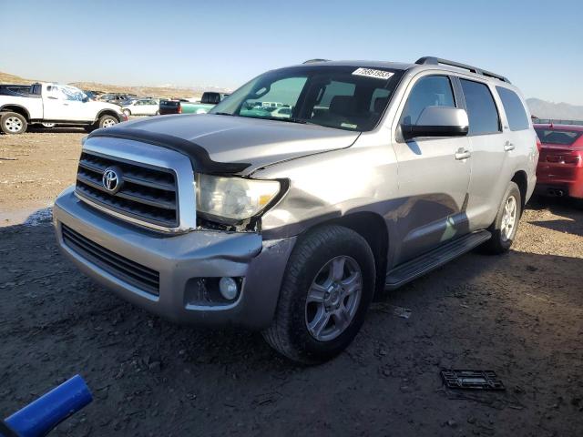 5TDBY64AX8S007649 - 2008 TOYOTA SEQUOIA SR5 SILVER photo 1