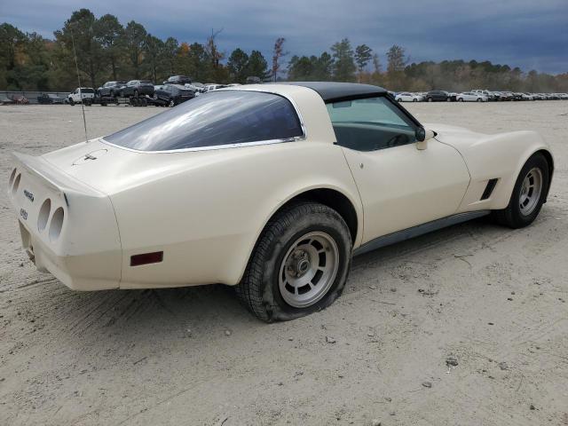 1G1AY8768BS430929 - 1981 CHEVROLET CORVETTE CREAM photo 3