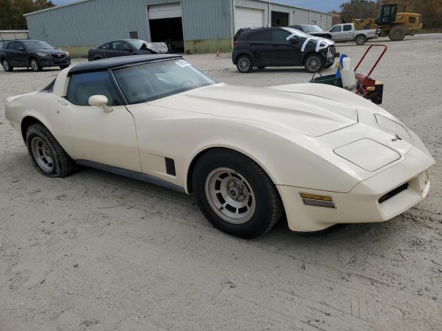 1G1AY8768BS430929 - 1981 CHEVROLET CORVETTE CREAM photo 4