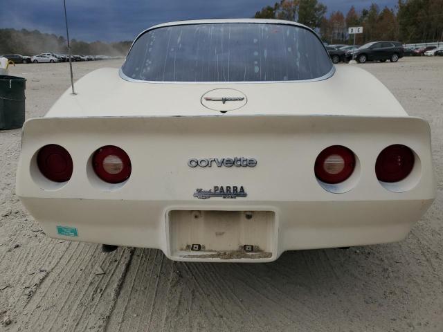 1G1AY8768BS430929 - 1981 CHEVROLET CORVETTE CREAM photo 6