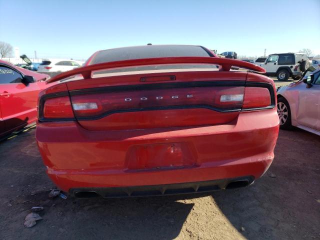 2C3CDXCT6EH161069 - 2014 DODGE CHARGER R/T RED photo 6