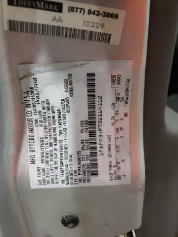 1FAFP34P93W164112 - 2003 FORD FOCUS SE SILVER photo 12