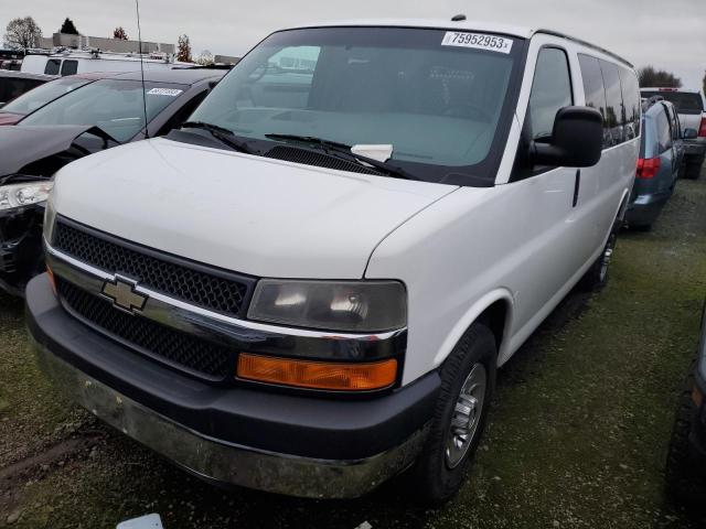 1GBWGRFA9E1112716 - 2014 CHEVROLET EXPRESS G2 LT WHITE photo 1