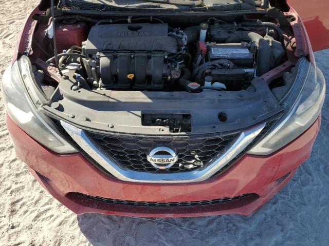 3N1AB7AP2GL678090 - 2016 NISSAN SENTRA S RED photo 11