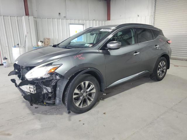 5N1AZ2MH2FN218129 - 2015 NISSAN MURANO S GRAY photo 1