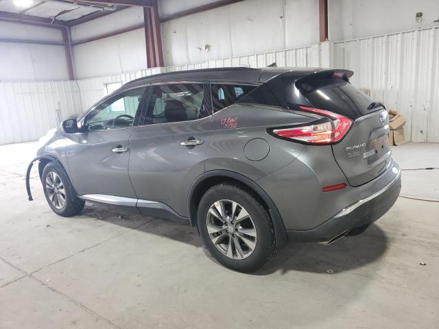 5N1AZ2MH2FN218129 - 2015 NISSAN MURANO S GRAY photo 2