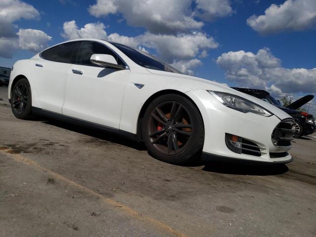 5YJSA1H1XEFP35618 - 2014 TESLA MODEL S Սպիտակ լուսանկար 4