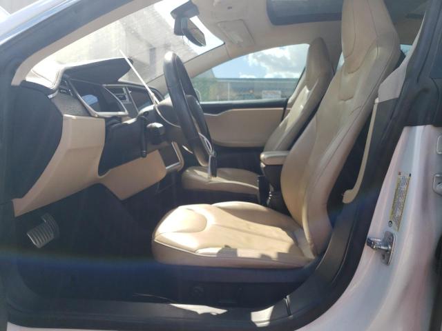 5YJSA1H1XEFP35618 - 2014 TESLA MODEL S Սպիտակ լուսանկար 7