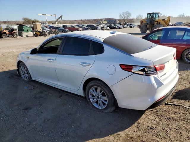 KNAGT4L3XG5098662 - 2016 KIA OPTIMA LX WHITE photo 2