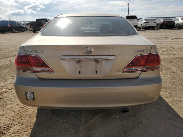 JTHBA30G355113082 - 2005 LEXUS ES 330 GOLD photo 6