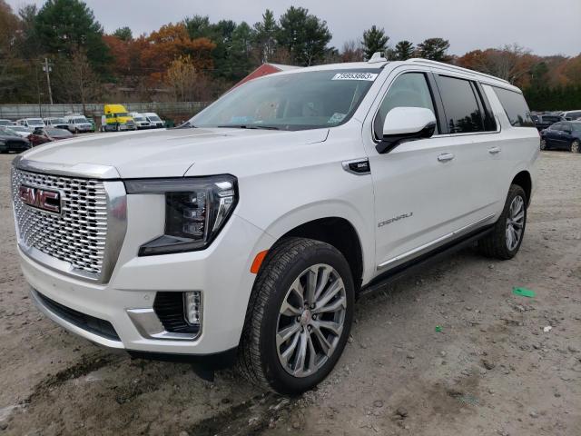 1GKS2JKL2NR282827 - 2022 GMC YUKON XL DENALI WHITE photo 1