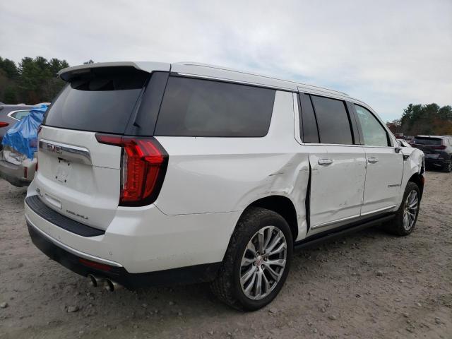 1GKS2JKL2NR282827 - 2022 GMC YUKON XL DENALI WHITE photo 3